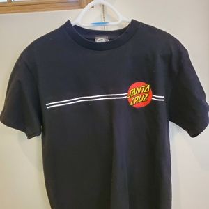 Santa Cruz black Stripe T